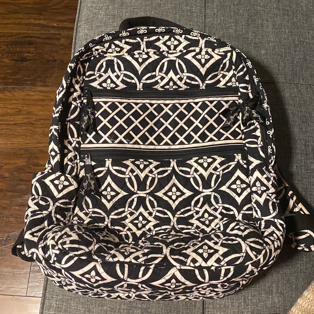 Like New Vera Bradley Quilted Patterned Backpack